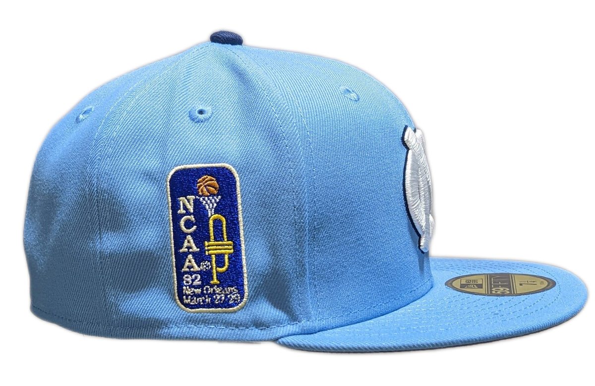 North Carolina Tar Heels First Shot 1982 Championship NCAA Carolina Blue 59FIFTY Fitted Hat product image 4, provided for