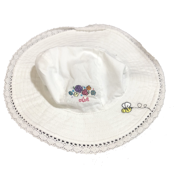 Chicago Cubs Sun And Lace Infant White Floppy Hat By New Era product image 1, provided for visual reference and product