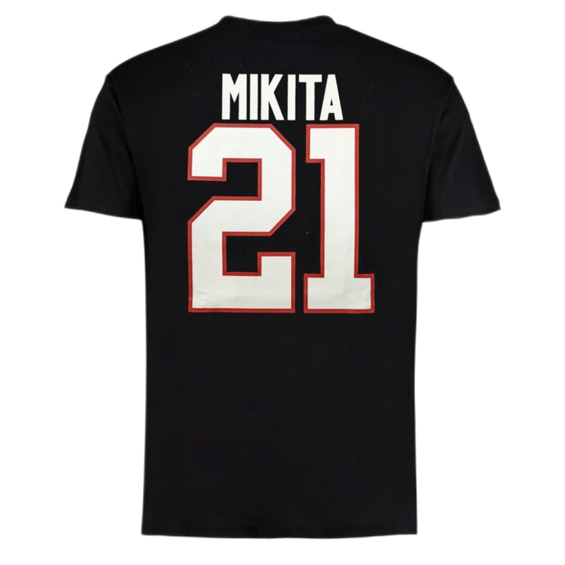 Chicago Blackhawks Stan Mikita Black Player T-Shirt for Men product image 3, provided for visual reference and product