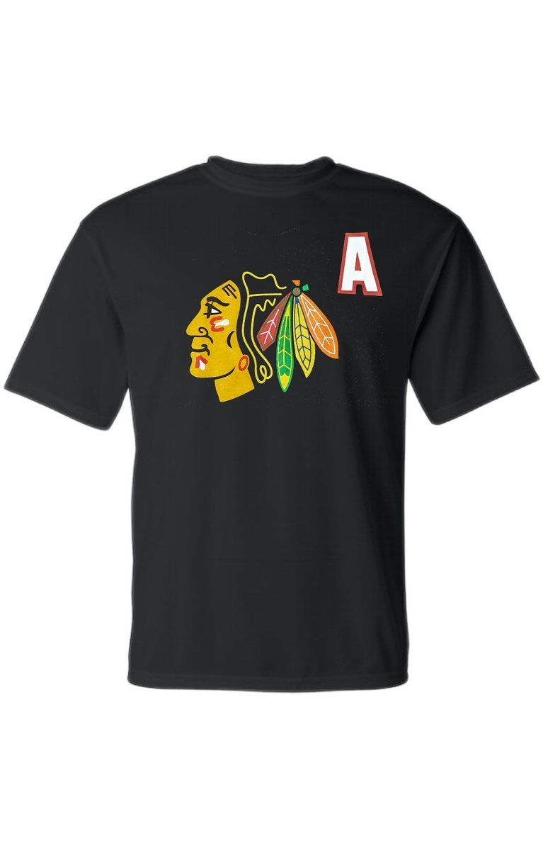 Chicago Blackhawks Stan Mikita Black Player T-Shirt for Men product image 2, provided for visual reference and product