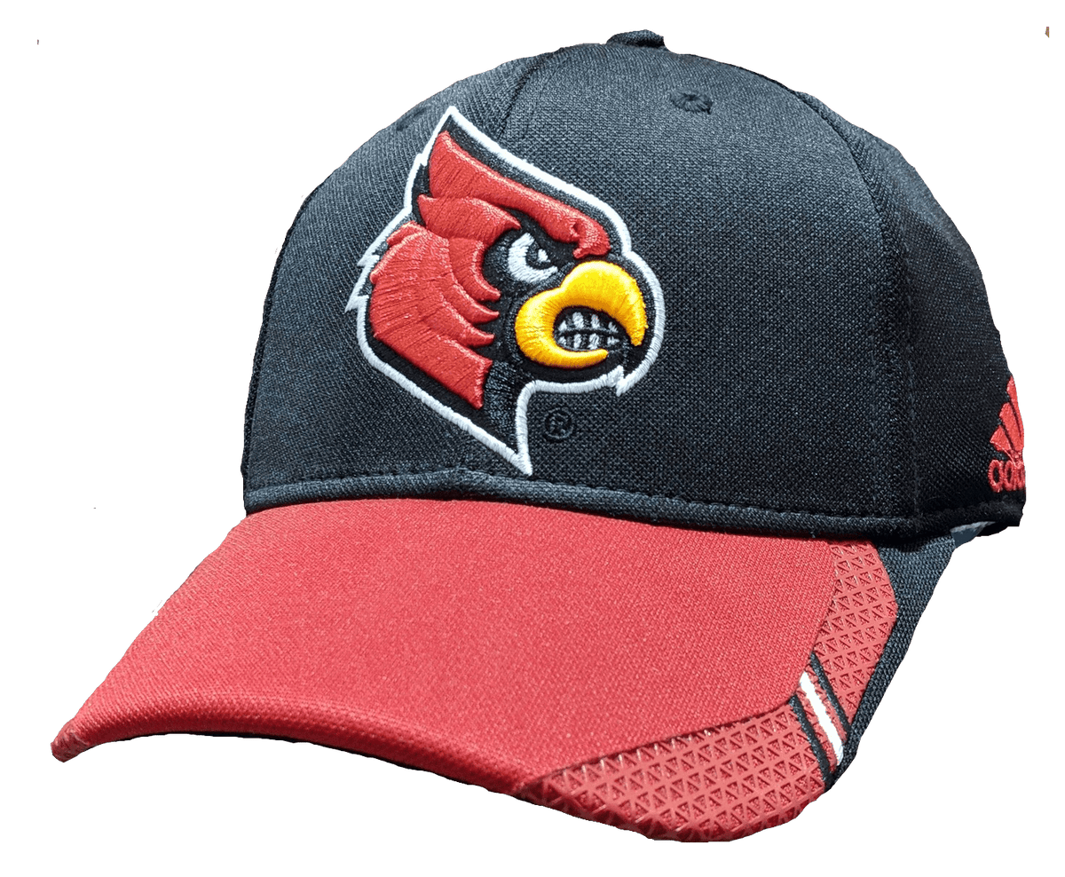 NCAA Louisville Cardinals NCAA 13 Official Black adidas Sideline Flex Hat product image 1, provided for visual reference and