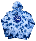 Mens Chicago Cubs New Era Tie-Dye Hoodie product image 1, provided for visual reference and product detail review