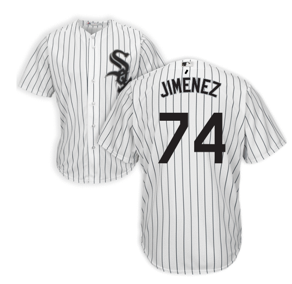 Eloy Jimenez Chicago White Sox Pro Stitch Majestic White Home Cool Base Team Jersey for Men product image 1, provided for