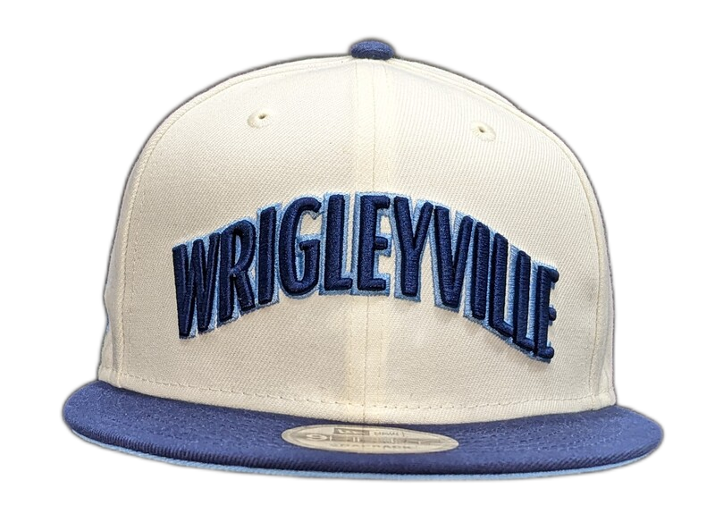 Chicago Cubs Wrigleyville 2 Tone Cream/Navy Cooperstown Collection 9FIFTY Snapback Hat product image 2, provided for visual