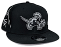 Toronto Raptors New Era 9FIFTY 2021-2022 City Edition Black Snapback Hat for Men product image 1, provided for visual