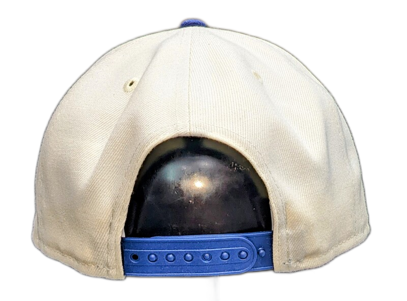 Chicago Cubs Wrigleyville 2 Tone Cream/Navy Cooperstown Collection 9FIFTY Snapback Hat product image 4, provided for visual