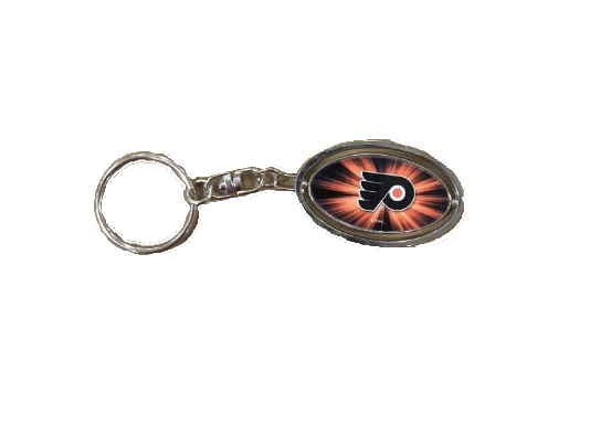 Philadelphia Flyers Metal Spinner Keychain product image 2, provided for visual reference and product detail review