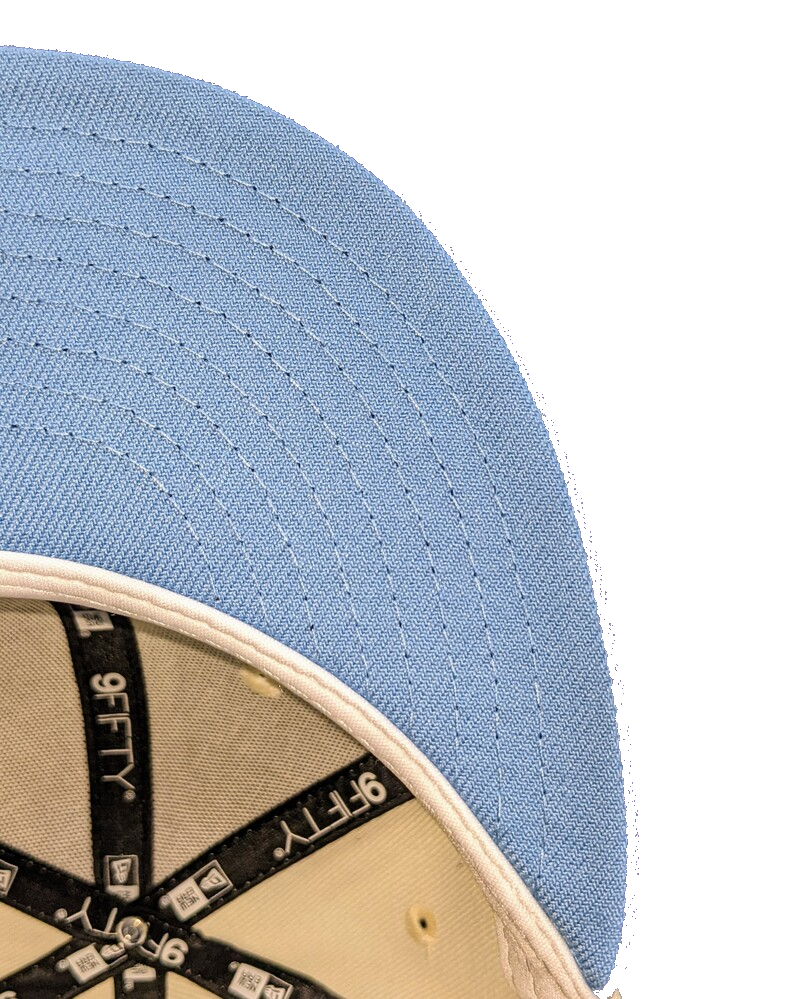 Chicago Cubs Wrigleyville 2 Tone Cream/Navy Cooperstown Collection 9FIFTY Snapback Hat product image 5, provided for visual