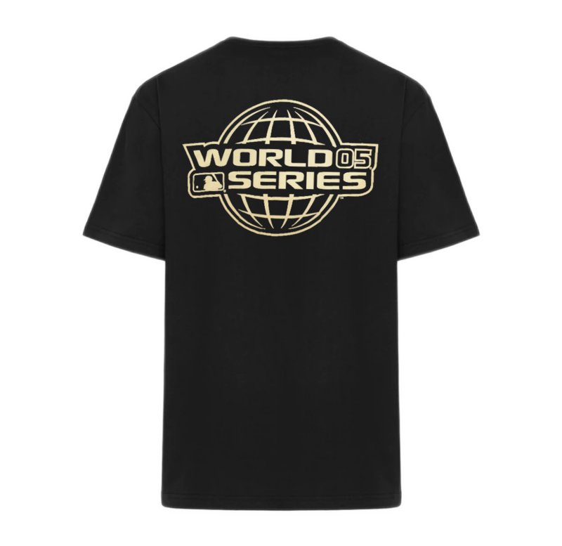 Chicago White Sox 2005 World Series Black New Era T-Shirt for Men product image 3, provided for visual reference and product