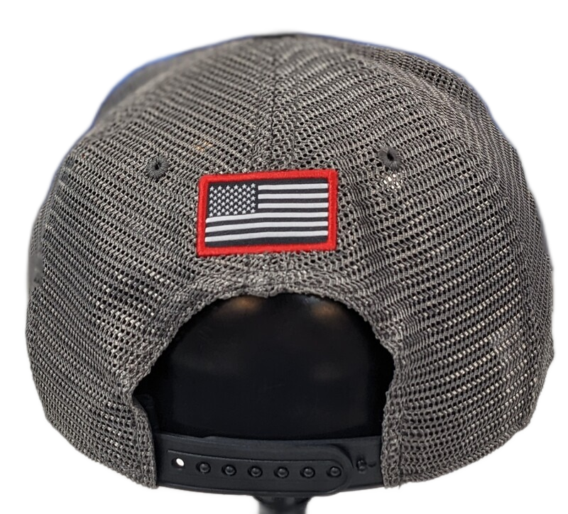 Wisconsin Badgers Operation Hat Trick Dark Camo Trucker Adjustable Top of the World Hat product image 2, provided for visual