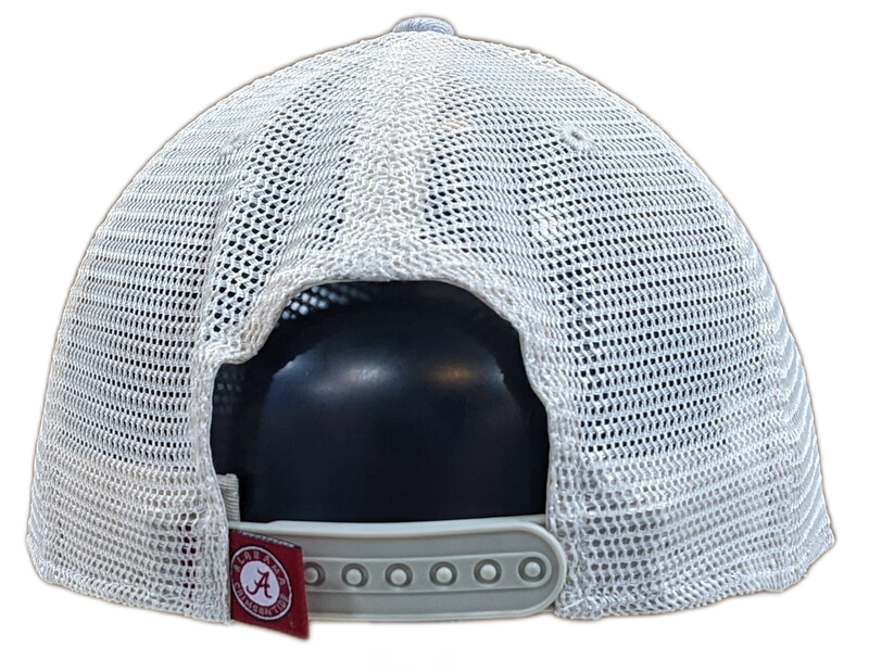 Alabama Crimson Tide Steel Heather Trucker Adjustable Top of the World Hat product image 2, provided for visual reference