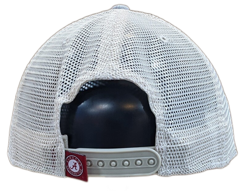 Alabama Crimson Tide Steel Heather Trucker Adjustable Top of the World Hat product image 2, provided for visual reference