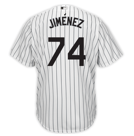 Eloy Jimenez Chicago White Sox Pro Stitch Majestic White Home Cool Base Team Jersey for Men product image 3, provided for