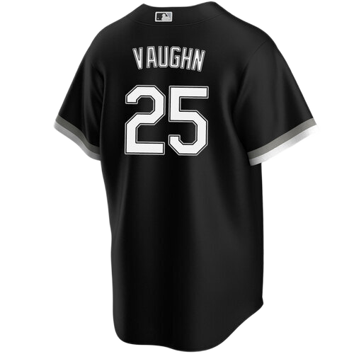Andrew Vaughn Chicago White Sox NIKE Black Alternate Spring Training Premium Replica Jersey for Men product image 3,