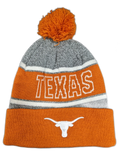Texas Longhorns NCAA Top of the World Burnt Orange Cuffed Pom Knit Hat product image 1, provided for visual reference and
