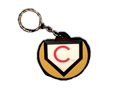 Chicago Cubs Home Plate Key Chain product image 1, provided for visual reference and product detail review