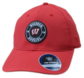 Wisconsin Badgers Top of the World Red Performance Adjustable Hat for Men product image 1, provided for visual reference and