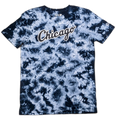 Chicago White Sox New Era Gray and Black Tie-Dye Road Script T-Shirt for Men product image 1, provided for visual reference