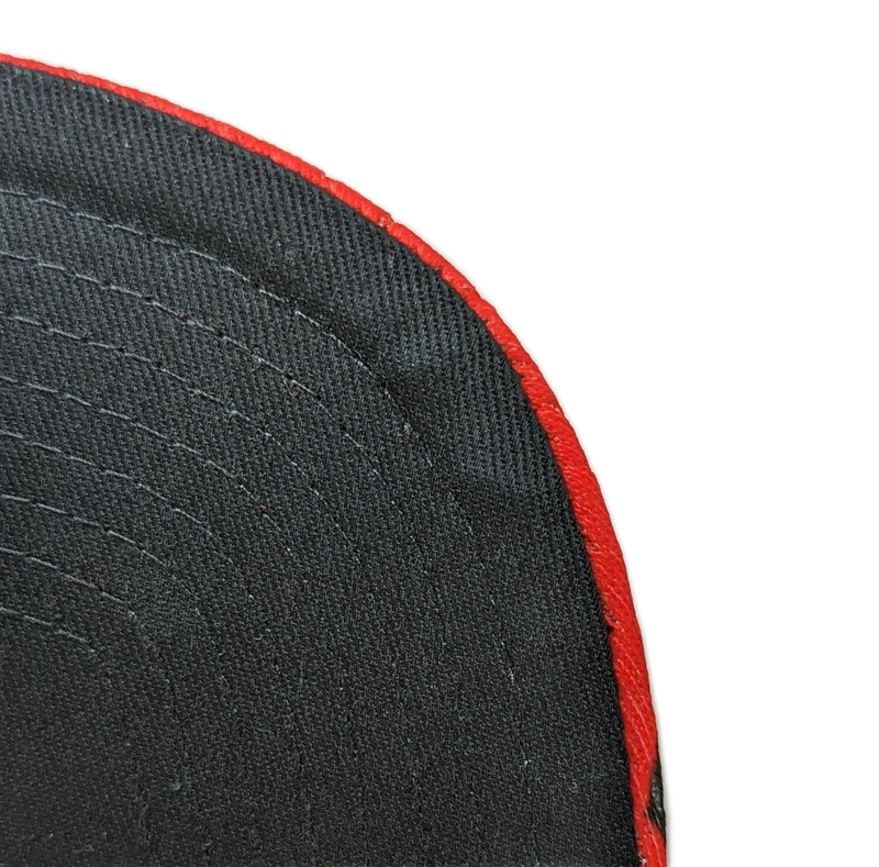 Mitchell & Ness Black/Red Toronto Raptors Hardwood Classics Snapshot Adjustable Snapback Hat for Men product image 3,