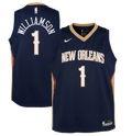 Youth Zion Williamson New Orleans Pelicans Nike Navy Replica Swingman Jersey product image 1, provided for visual reference