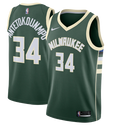Youth Milwaukee Bucks Giannis Antetokounmpo Nike Green Swingman Jersey - Icon Edition product image 1, provided for visual