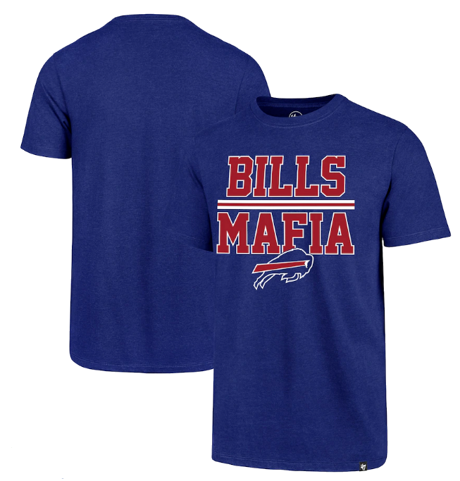 Buffalo Bills '47 Royal Bills Mafia Regional Club T-Shirt for Men product image 1, provided for visual reference and product