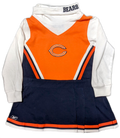 Girls Reebok Chicago Bears Child Orange/Navy Turtleneck Cheerleader Dress product image 1, provided for visual reference and