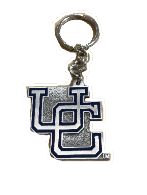 University of Connecticut (UCONN) "UC" Keychain product image 1, provided for visual reference and product detail review