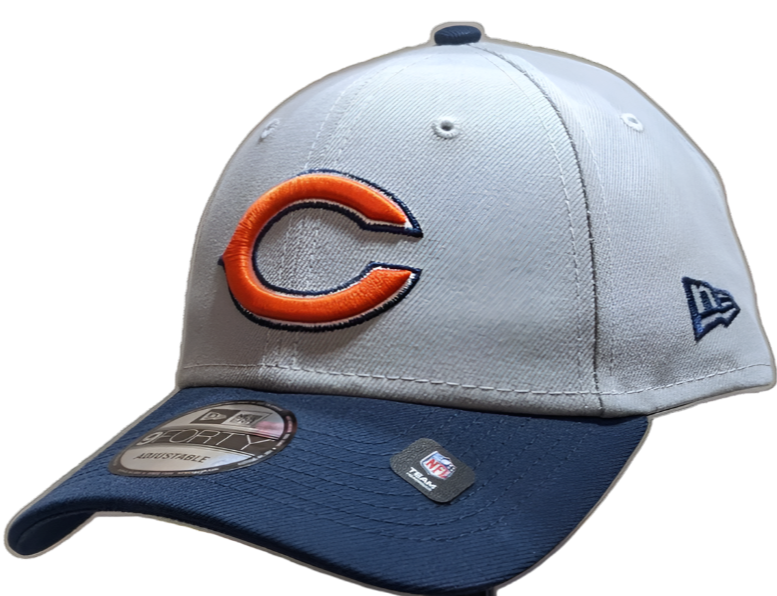 Chicago Bears 2 Tone Gray/Navy NFL New Era The League 9Forty Adjustable Hat product image 1, provided for visual reference