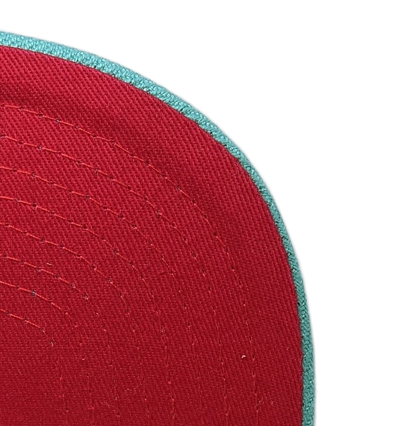 Vancouver Grizzlies Mitchell & Ness Tonal Eclipse Snapback Hat- Teal product image 3, provided for visual reference and