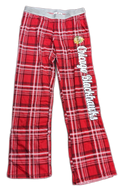 Chicago Blackhawks Womens Formation Knit Printed Plaid Pajama Pants product image 1, provided for visual reference and