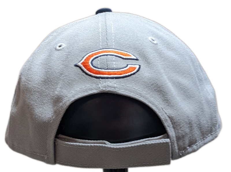 Chicago Bears 2 Tone Gray/Navy NFL New Era The League 9Forty Adjustable Hat product image 2, provided for visual reference