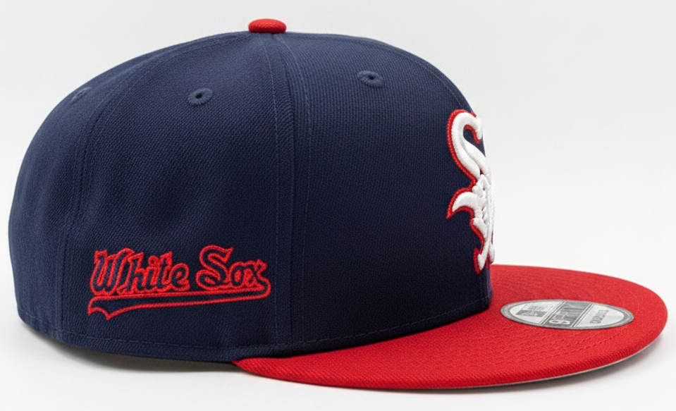 Mens Chicago White Sox New Era 1987 2 Tone Navy/Red Cooperstown Collection 9FIFTY Snapback Hat product image 4, provided for
