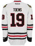 Mens Chicago Blackhawks Jonathan Toews Edge 2 Authentic Road Jersey by Reebok product image 1, provided for visual reference