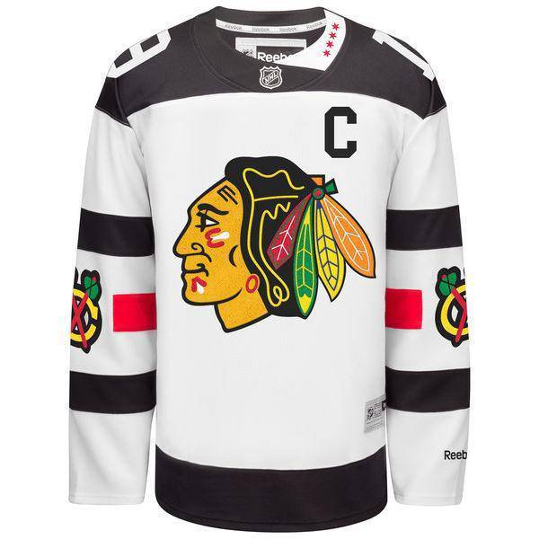 Chicago Blackhawks Jonathan Toews Reebok White 2016 Stadium Series Premier Jersey for Men product image 3, provided for