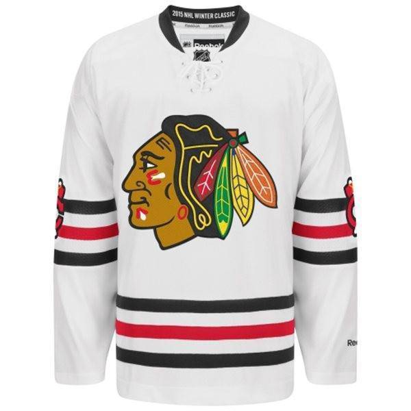 Youth Chicago Blackhawks 2015 Winter Classic Premier Jersey product image 2, provided for visual reference and product