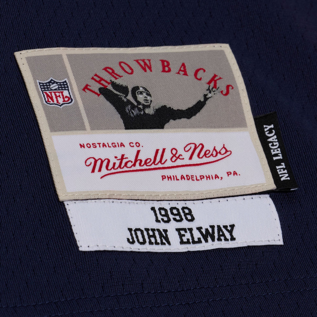 Mitchell & Ness John Elway Navy Denver Broncos Legacy Replica Jersey for Men product image 3, provided for visual reference