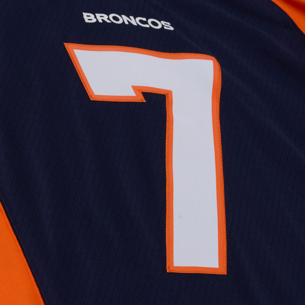 Mitchell & Ness John Elway Navy Denver Broncos Legacy Replica Jersey for Men product image 7, provided for visual reference