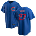 Seiya Suzuki Chicago Cubs NIKE Royal Blue Alternate Replica Jersey for Men product image 1, provided for visual reference