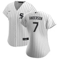 Tim Anderson Chicago White Sox Nike White Home Replica Team Jersey for Women product image 1, provided for visual reference