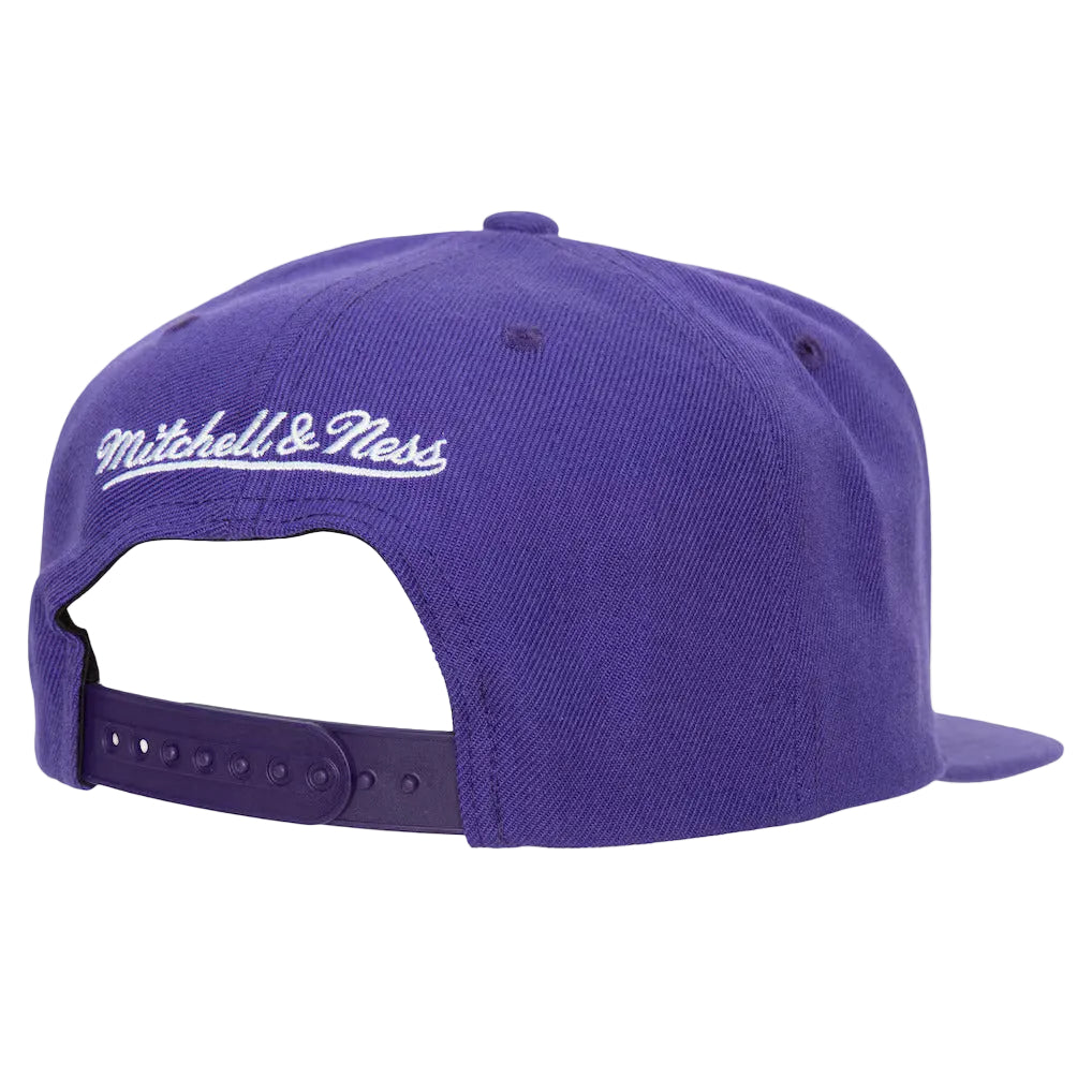 Mens NBA Los Angeles Lakers Purple Team Ground 2.0 Snapback Hat By Mitchell And Ness product image 2, provided for visual