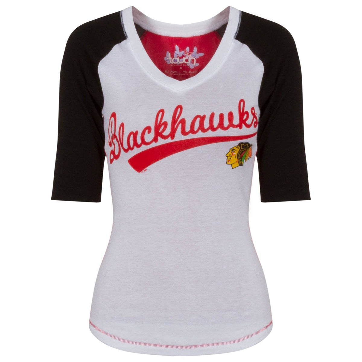 Chicago Blackhawks Touch by Alyssa Milano Home Run Long Sleeve T-Shirt by Touch for Women product image 1, provided for