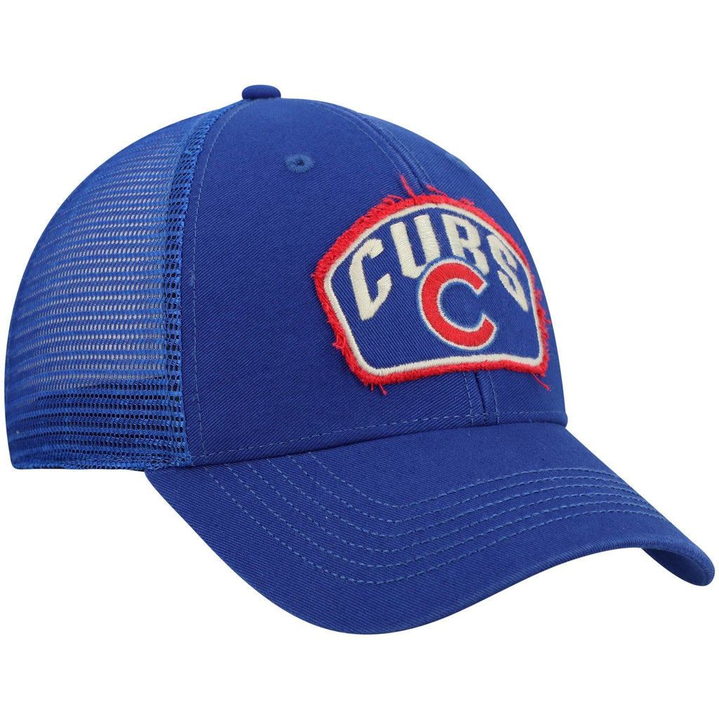 Chicago Cubs '47 Cledus MVP Trucker Snapback Hat - Royal product image 3, provided for visual reference and product detail