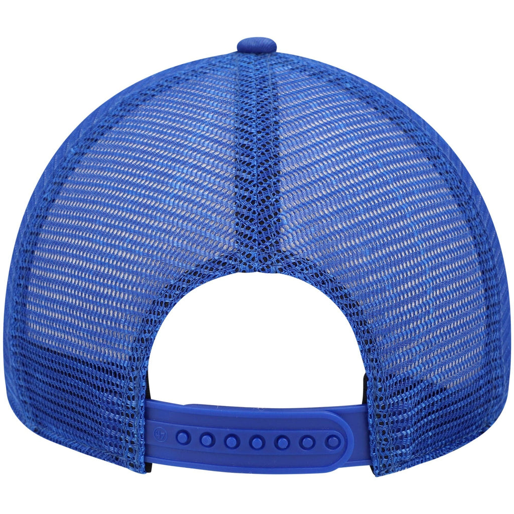 Chicago Cubs '47 Cledus MVP Trucker Snapback Hat - Royal product image 4, provided for visual reference and product detail