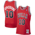 Mens Chicago Bulls B.J. Armstrong Mitchell & Ness Red 1990-91 Hardwood Classics Swingman Jersey product image 1, provided