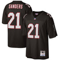 Mens Atlanta Falcons Deion Sanders Mitchell & Ness Black 1992 Retired Player Vintage Replica Jersey product image 1,