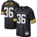 Mens Pittsburgh Steelers Jerome Bettis Mitchell & Ness Black Retired Player Vintage Replica Jersey product image 1, provided