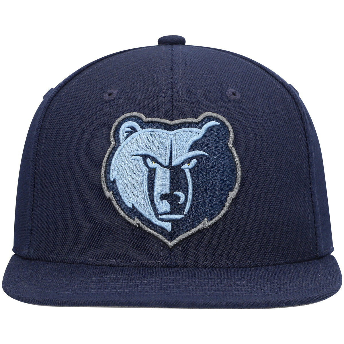 Mens NBA Memphis Grizzlies Navy Team Ground 2.0 Snapback Hat By Mitchell And Ness product image 2, provided for visual