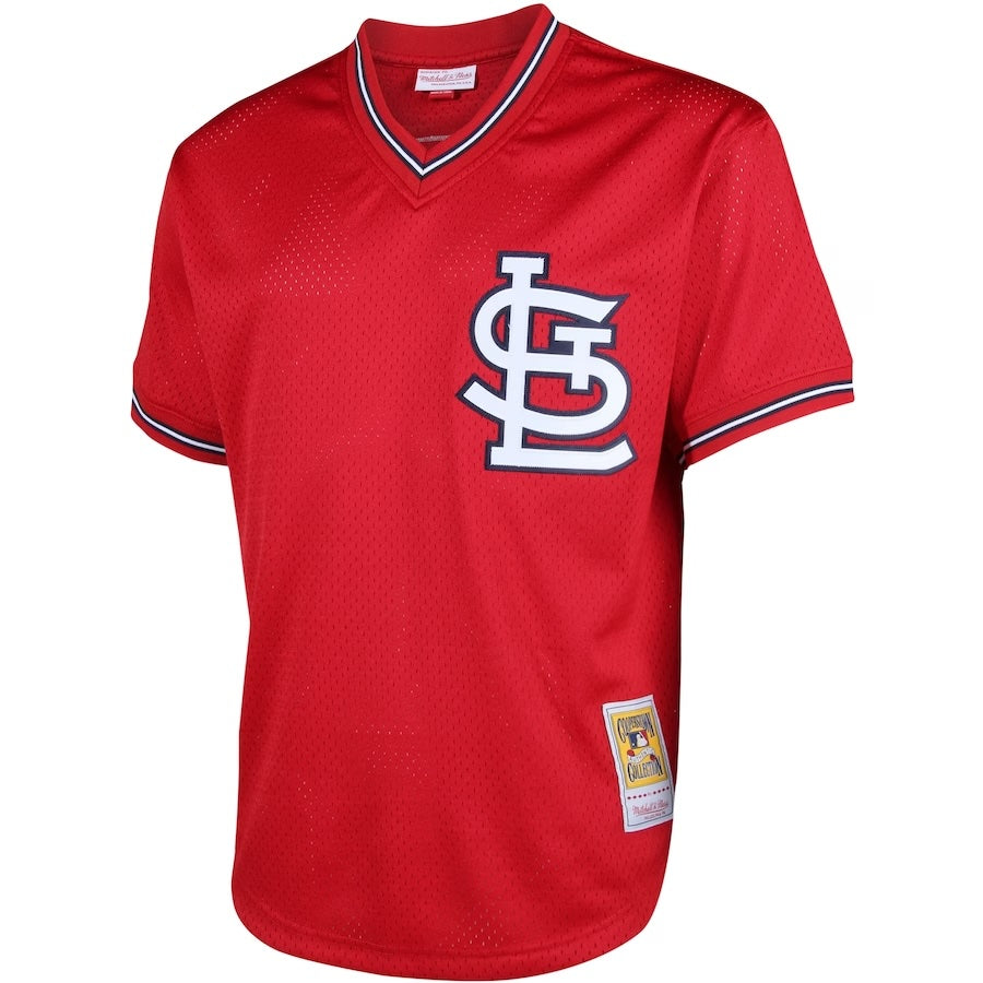 Mitchell & Ness Ozzie Smith 1996 St. Louis Cardinals Batting Practice Cooperstown Jersey for Men product image 3, provided