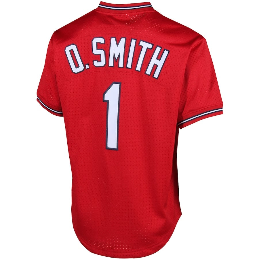 Mitchell & Ness Ozzie Smith 1996 St. Louis Cardinals Batting Practice Cooperstown Jersey for Men product image 2, provided